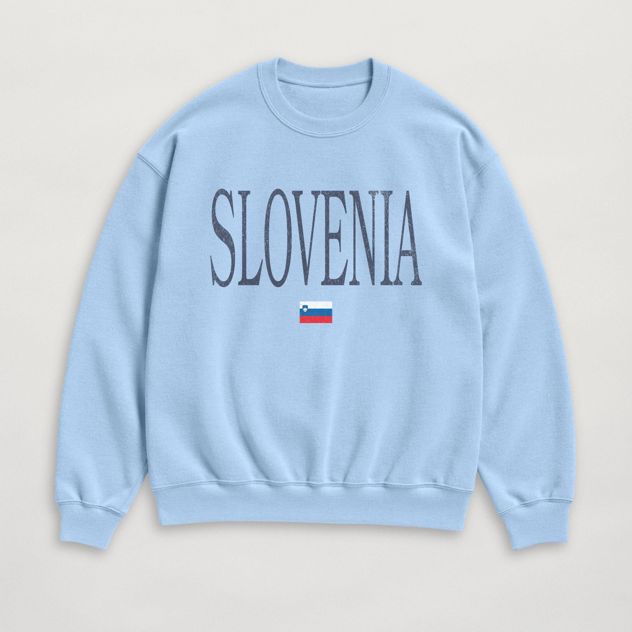 Distressed Slovenia Sweatshirt