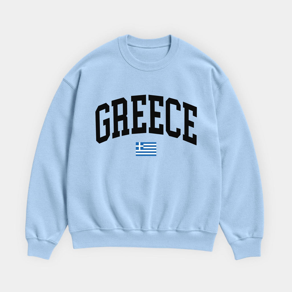 Greece Collegiate Flag Sweatshirt