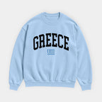 Greece Collegiate Flag Sweatshirt