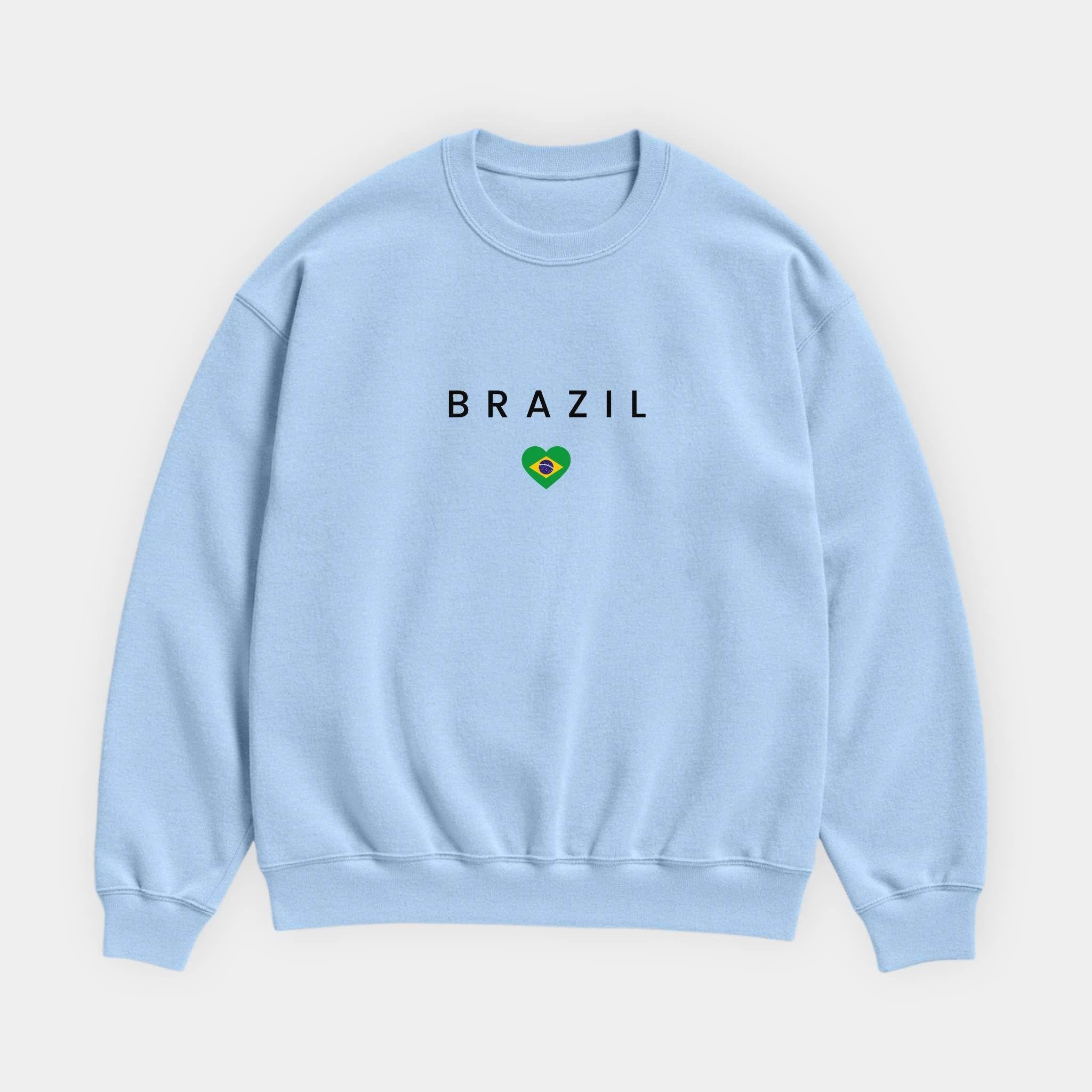 Brazil Minimal Flag Sweatshirt