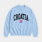 Croatia Collegiate Flag Sweatshirt
