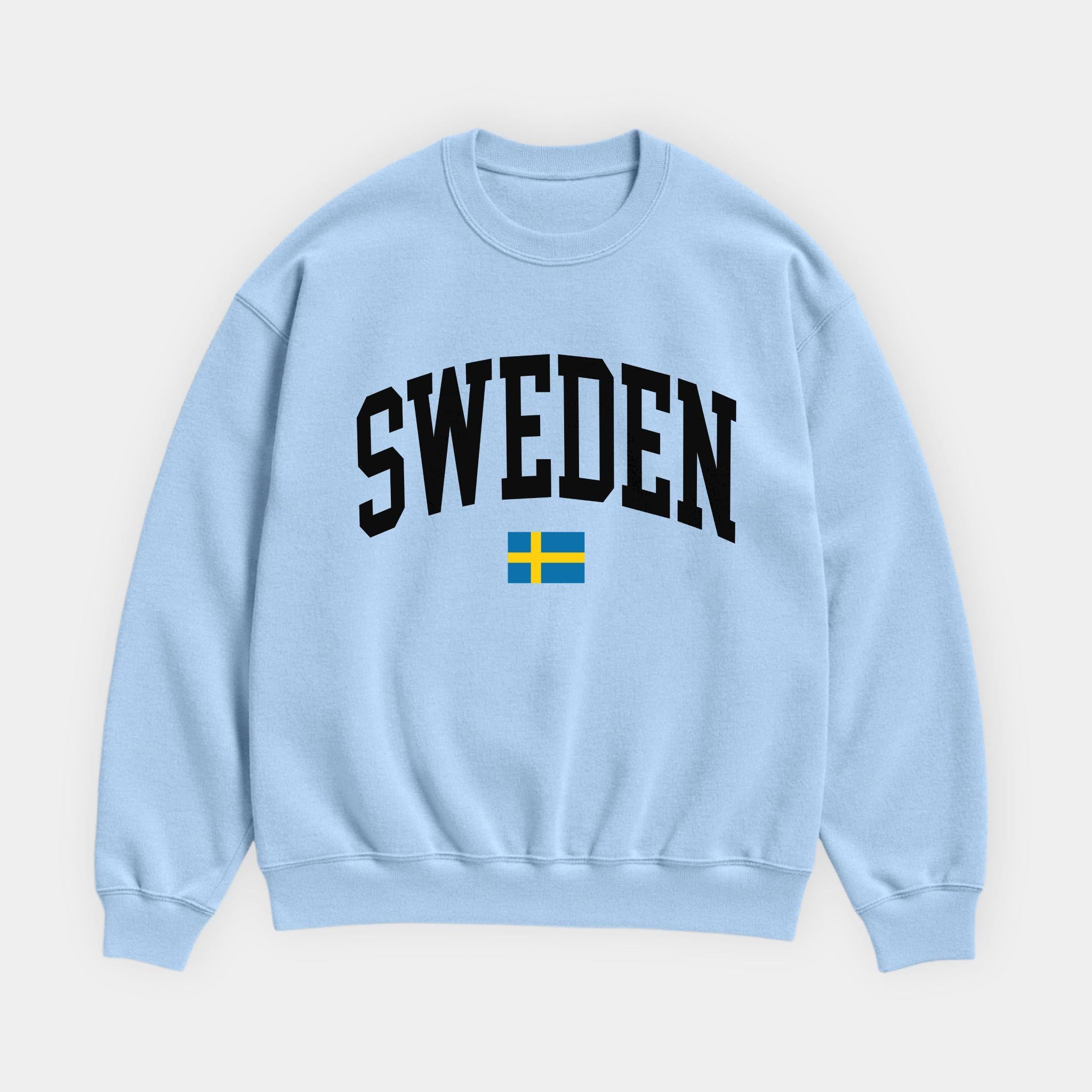 Sweden Collegiate Flag Sweatshirt
