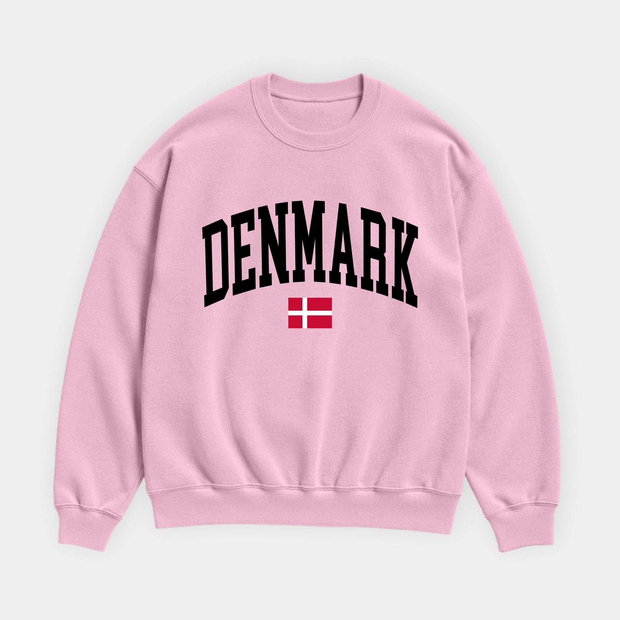 Denmark Collegiate Flag Sweatshirt