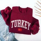 Turkey Collegiate Flag Sweatshirt
