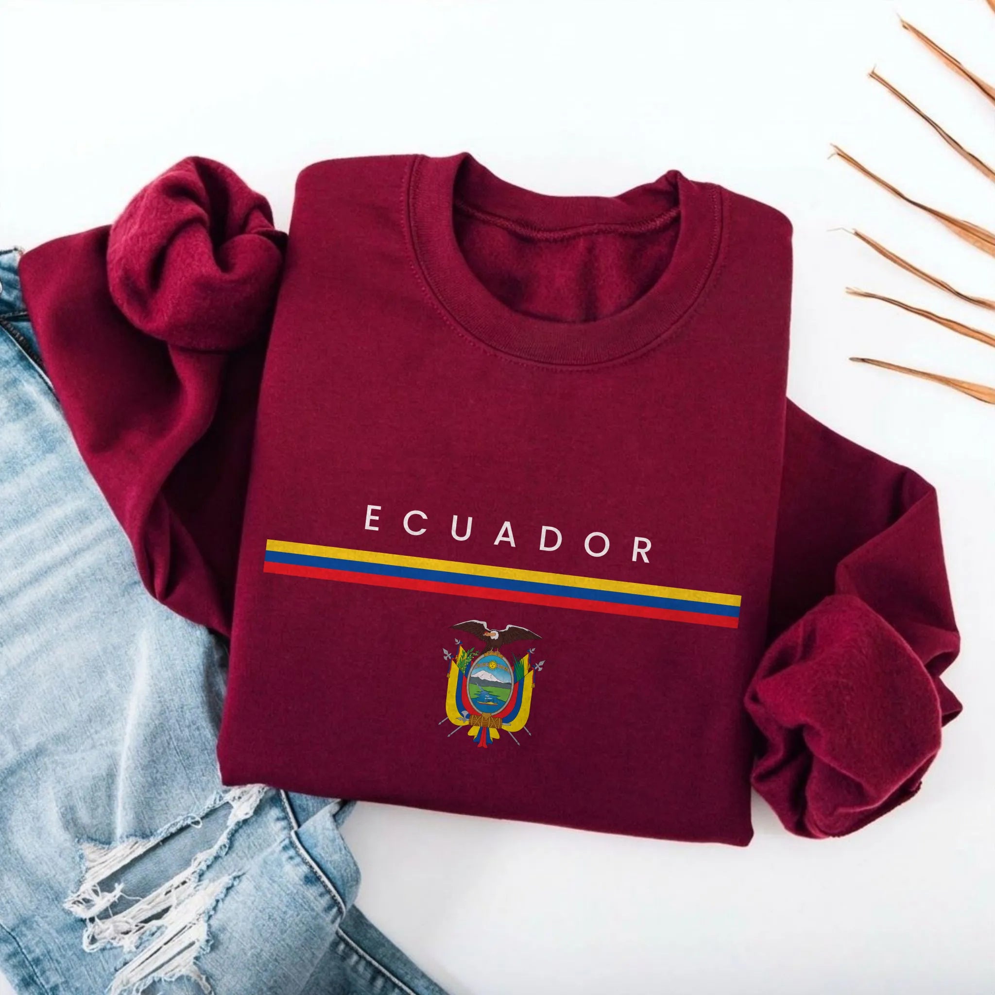 Ecuador Flagline Sweatshirt