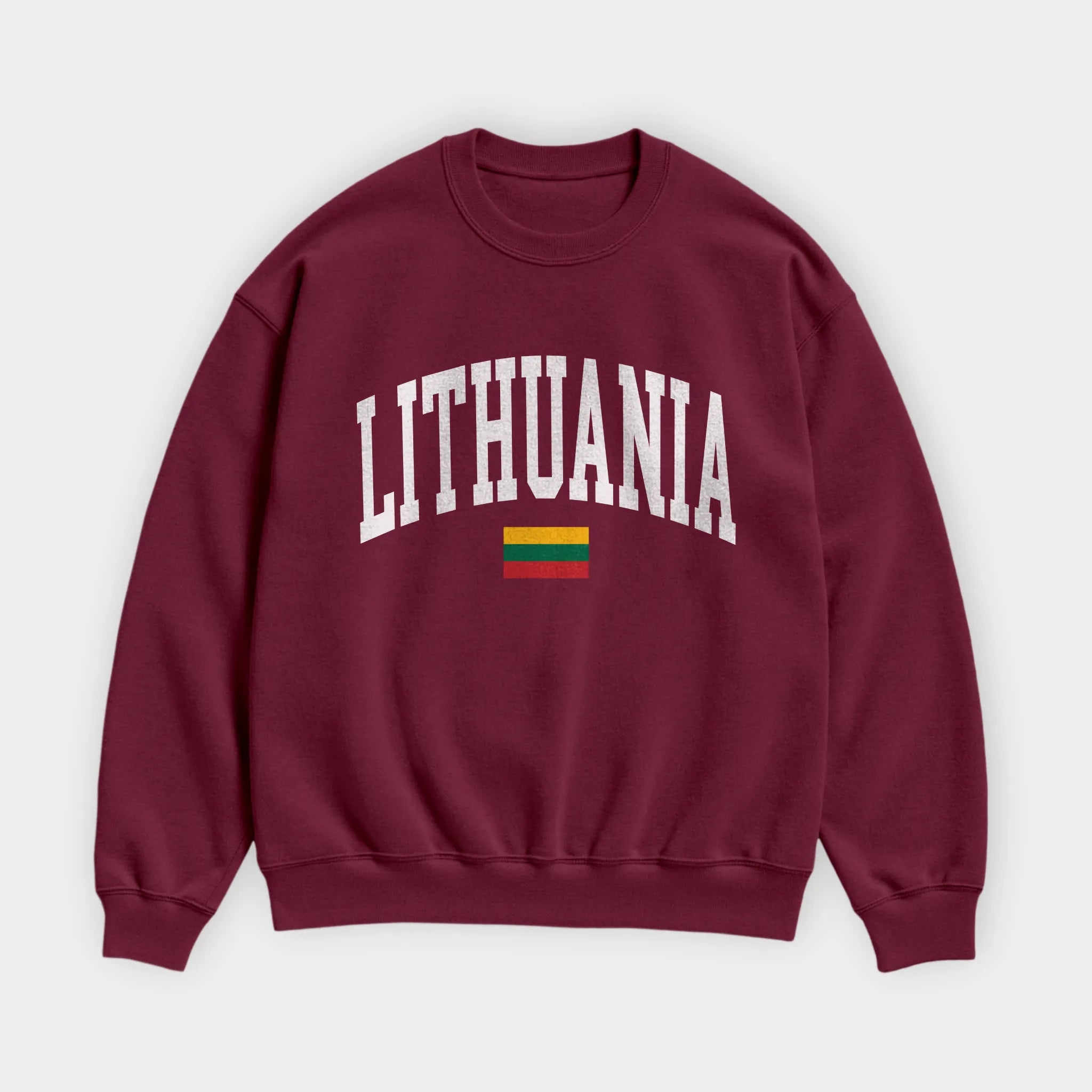 Lithuania Collegiate Flag Sweatshirt