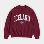 Iceland Collegiate Flag Sweatshirt