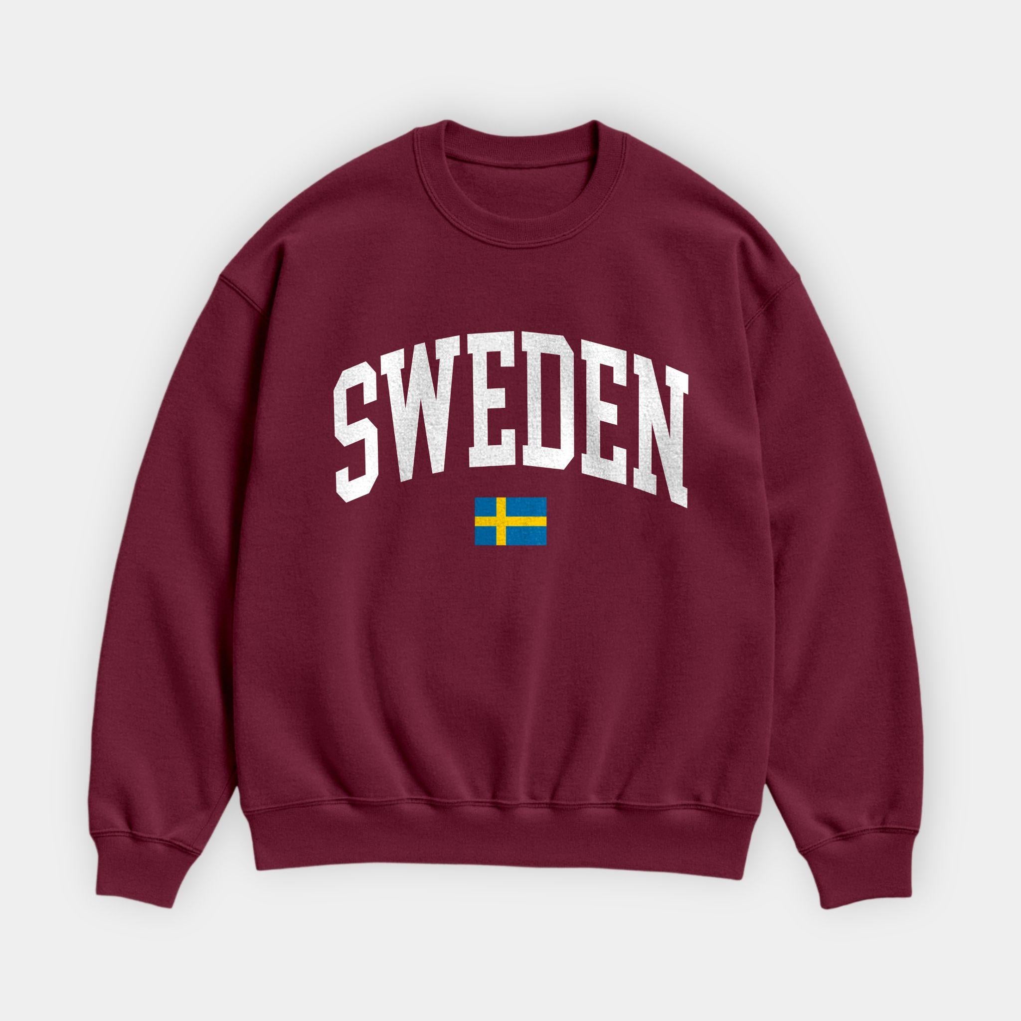 Sweden Collegiate Flag Sweatshirt