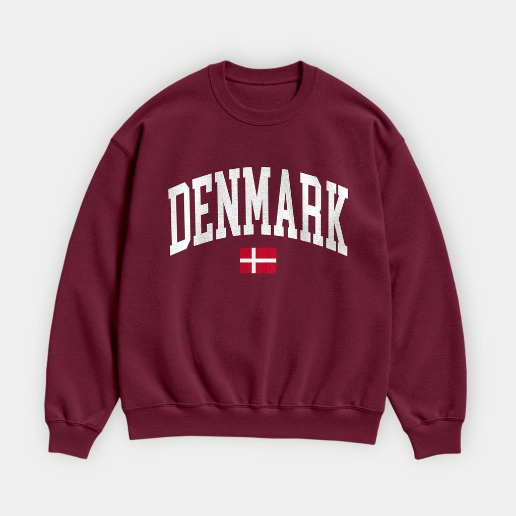 Denmark Collegiate Flag Sweatshirt