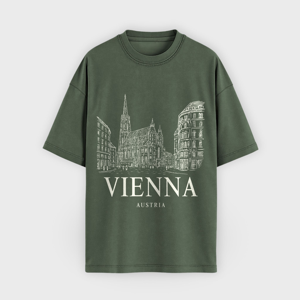 Vienna Vintage Sketch T-Shirt