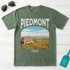 Piedmont Italy Vintage Travel Poster T-Shirt