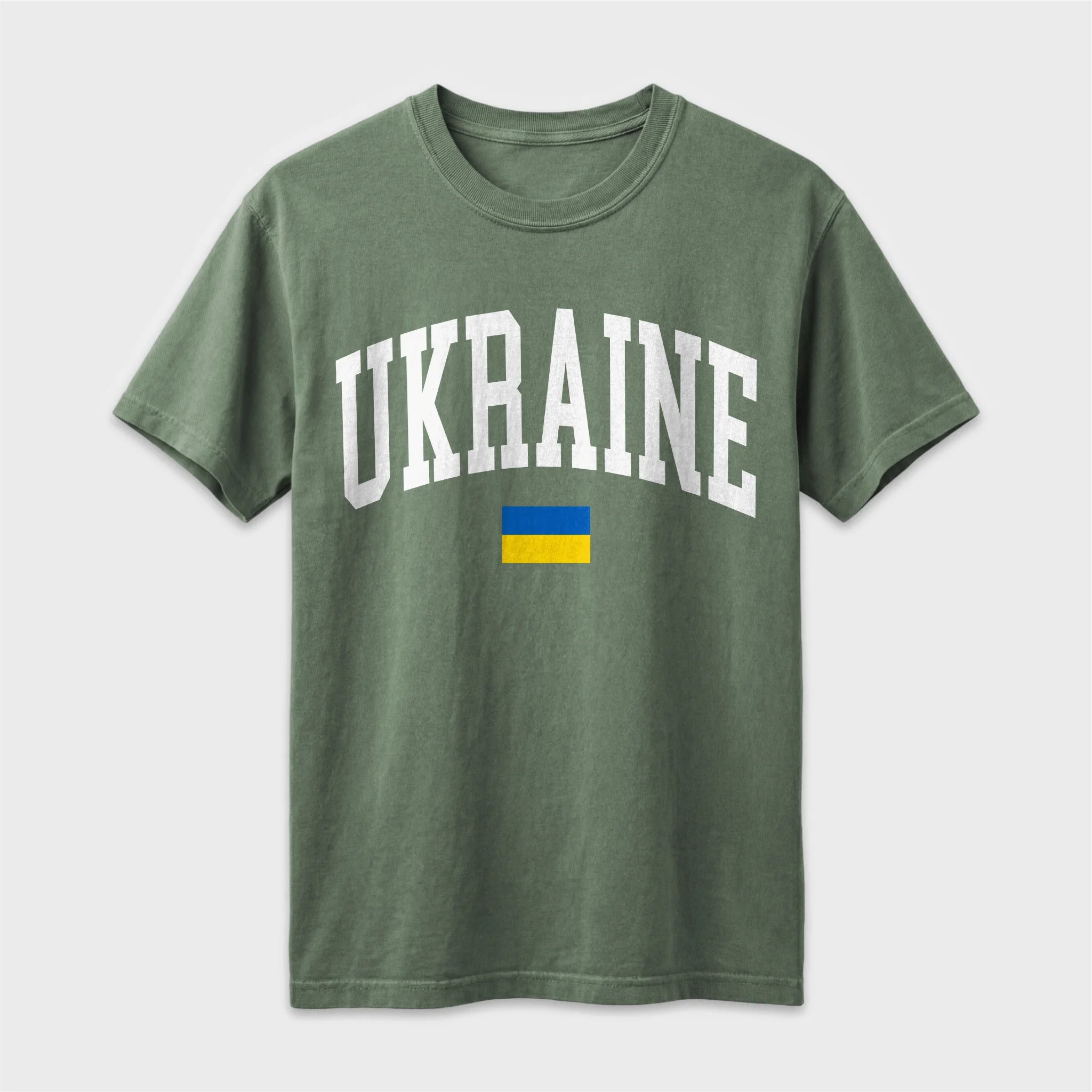 Ukraine Collegiate Flag T-Shirt