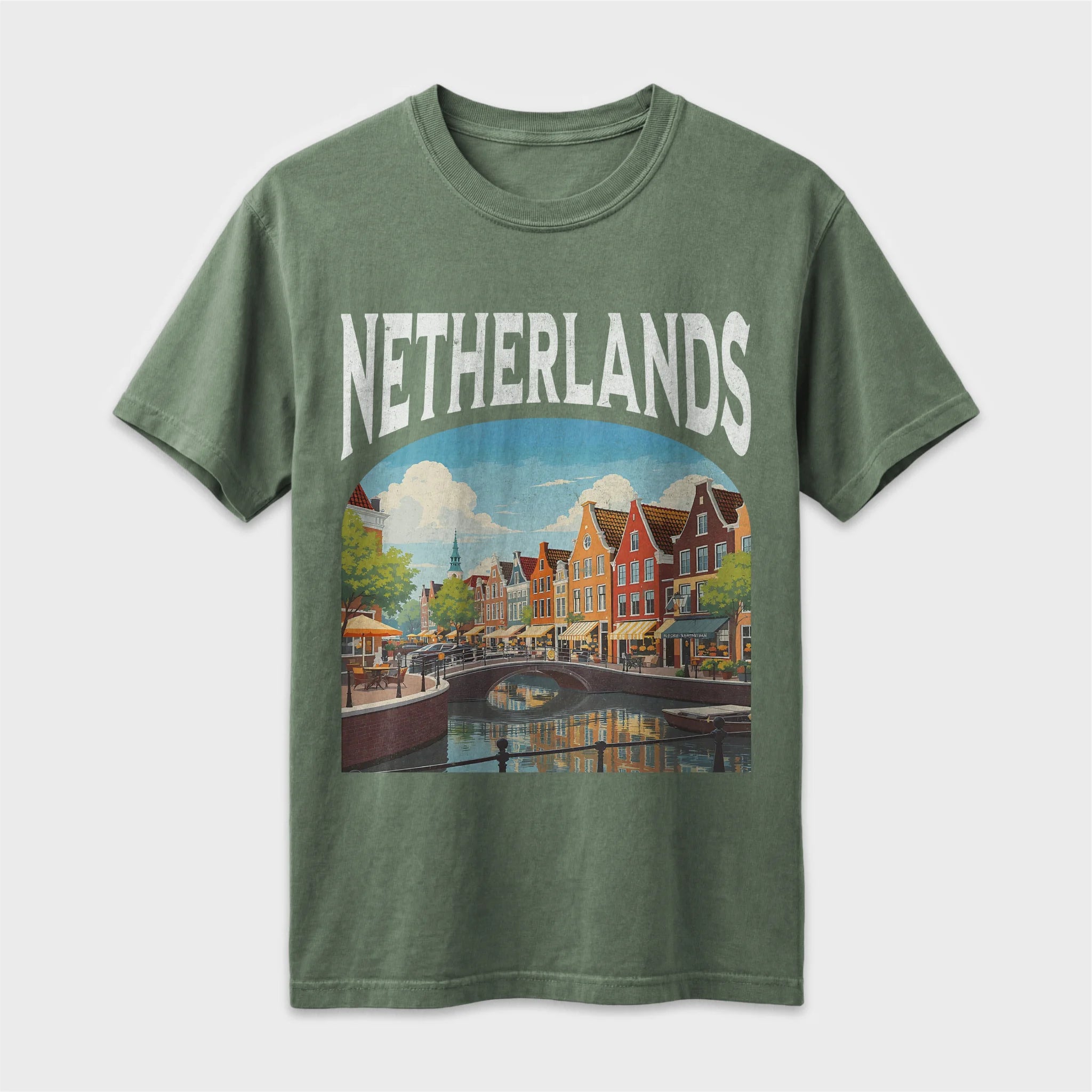 Netherlands Vintage Travel Poster T-Shirt