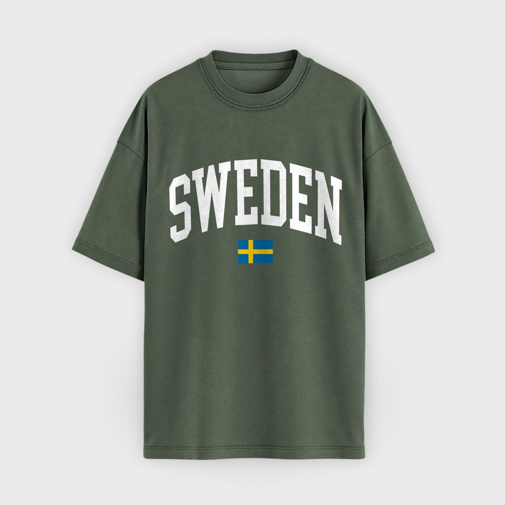 Sweden Collegiate Flag T-Shirt