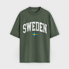Sweden Collegiate Flag T-Shirt