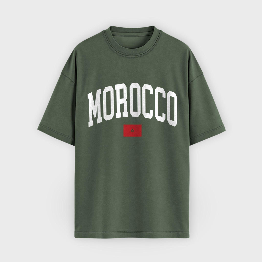 Morocco Collegiate Flag T-Shirt