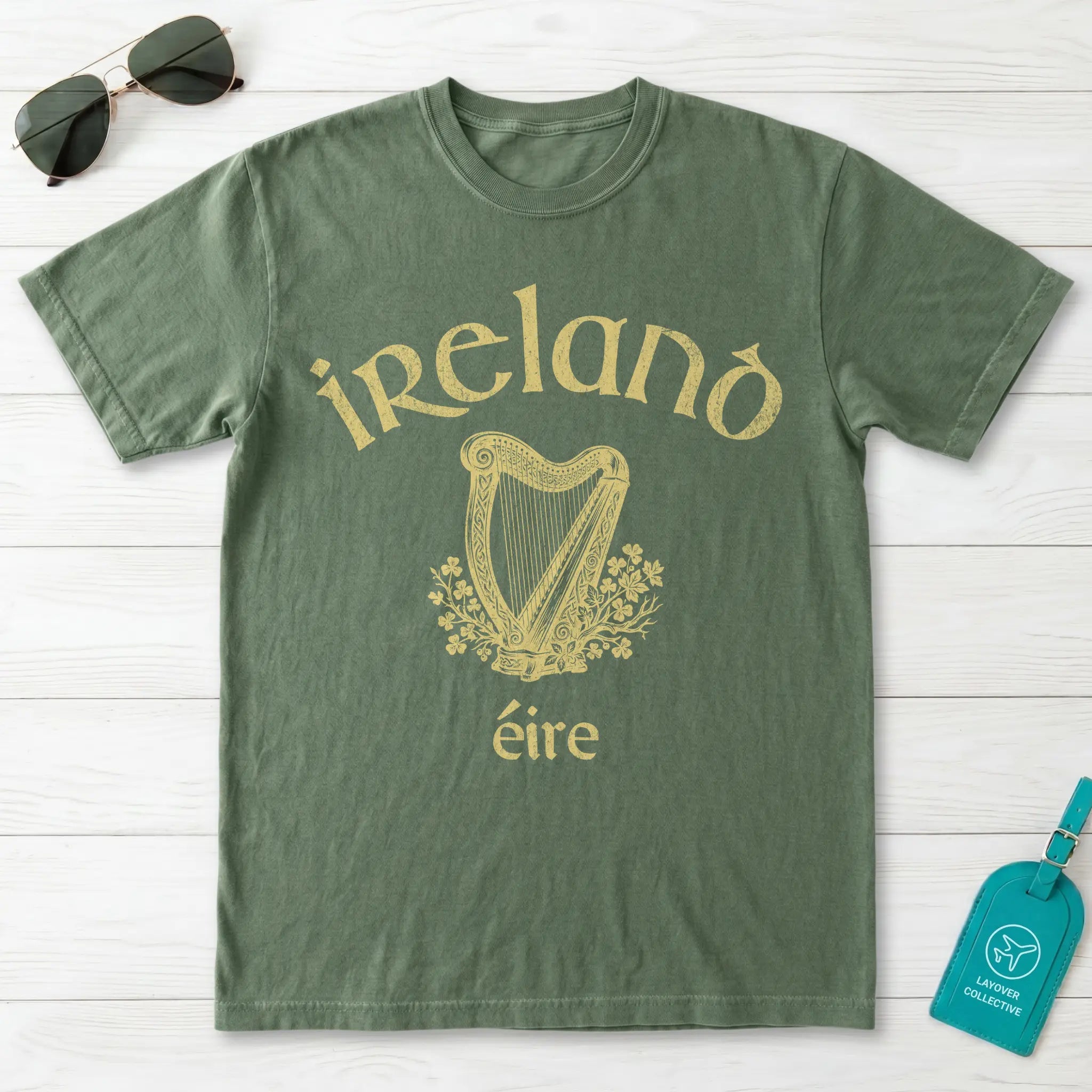 Ireland Harp Éire T-Shirt