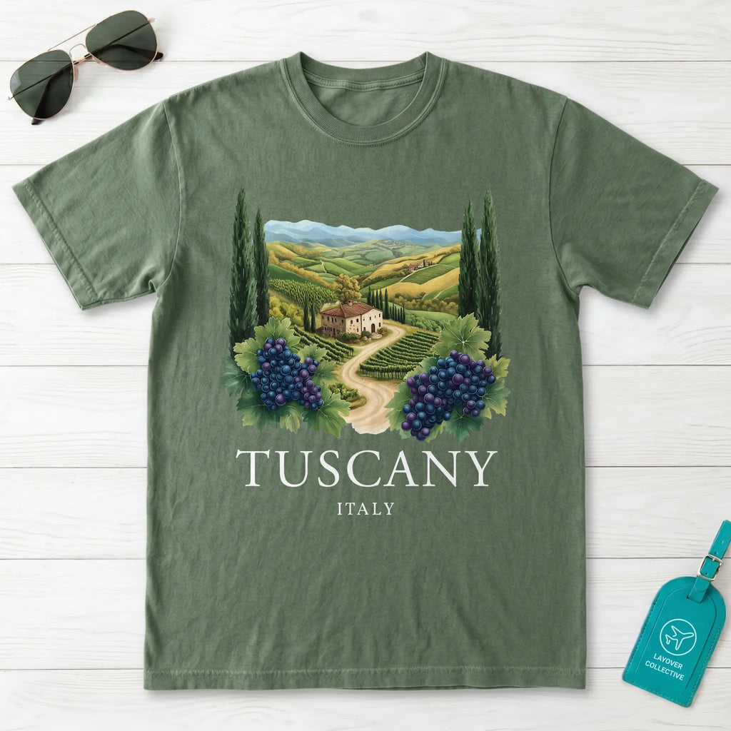 Tuscany Italy Vineyard T-Shirt