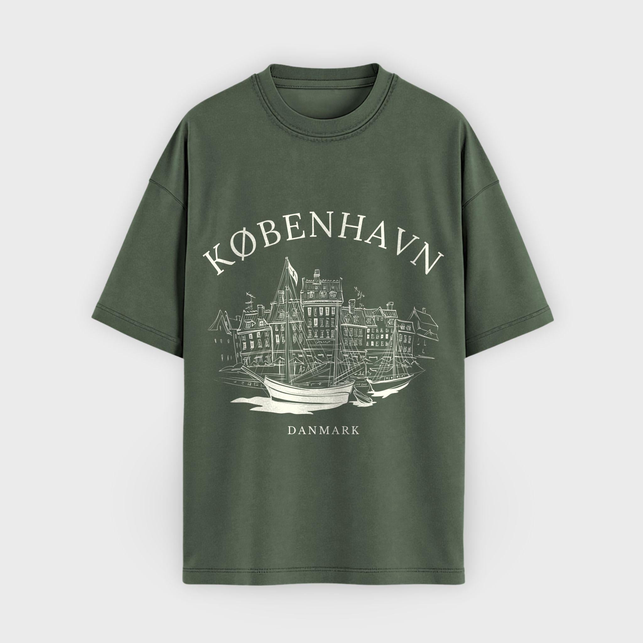 Copenhagen Vintage Sketch T-Shirt