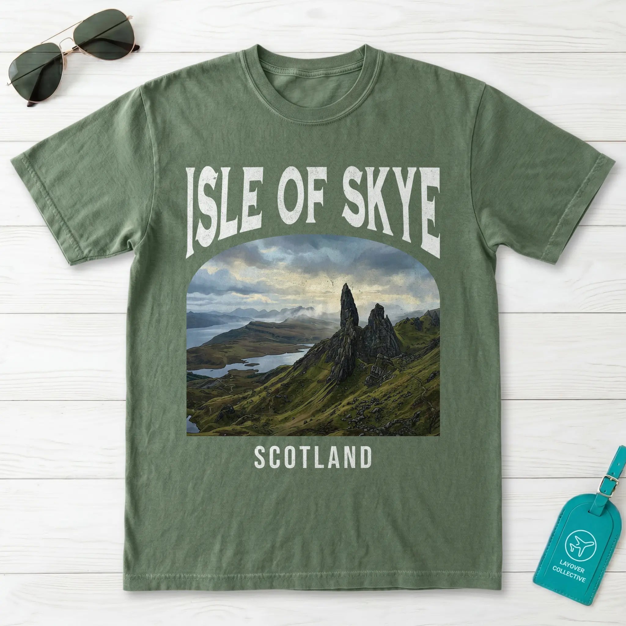 Isle Of Skye Vintage Poster Scotland T-Shirt