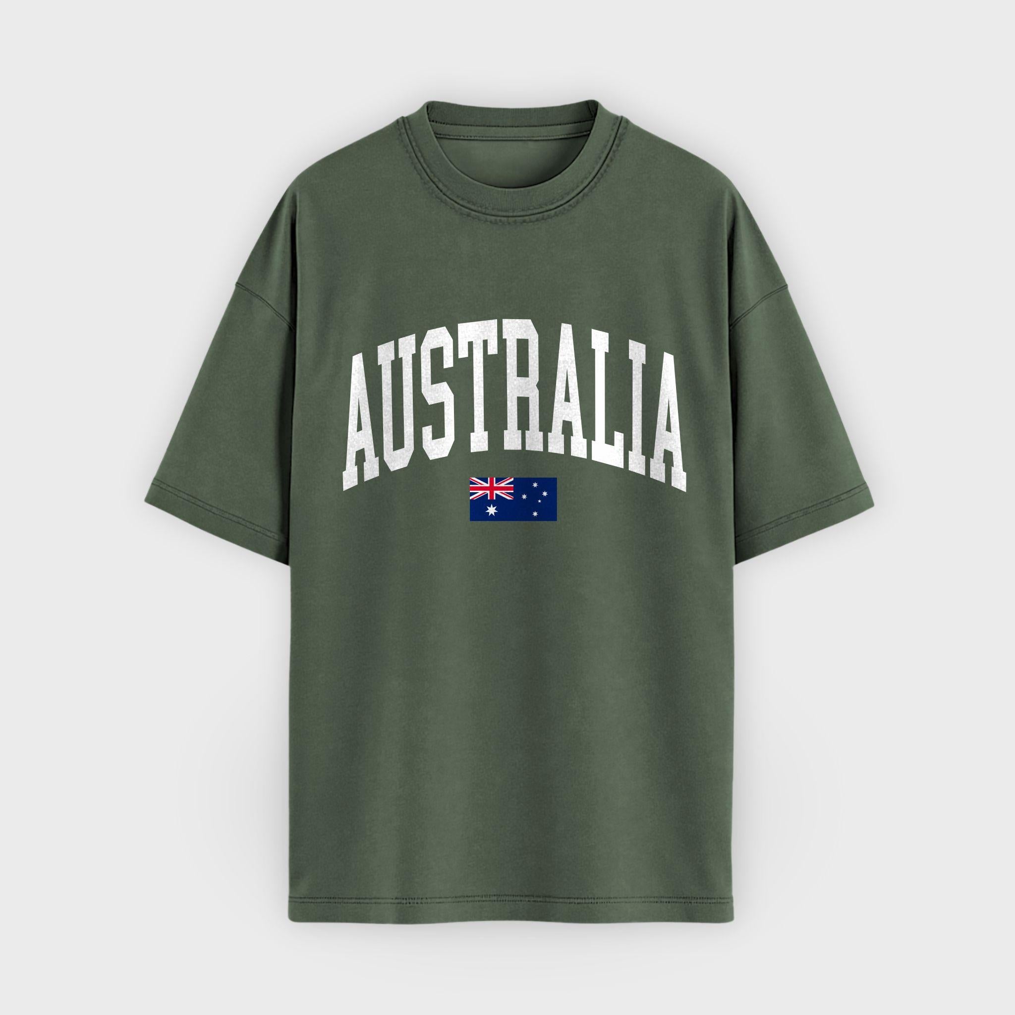 Australia Collegiate Flag T-Shirt