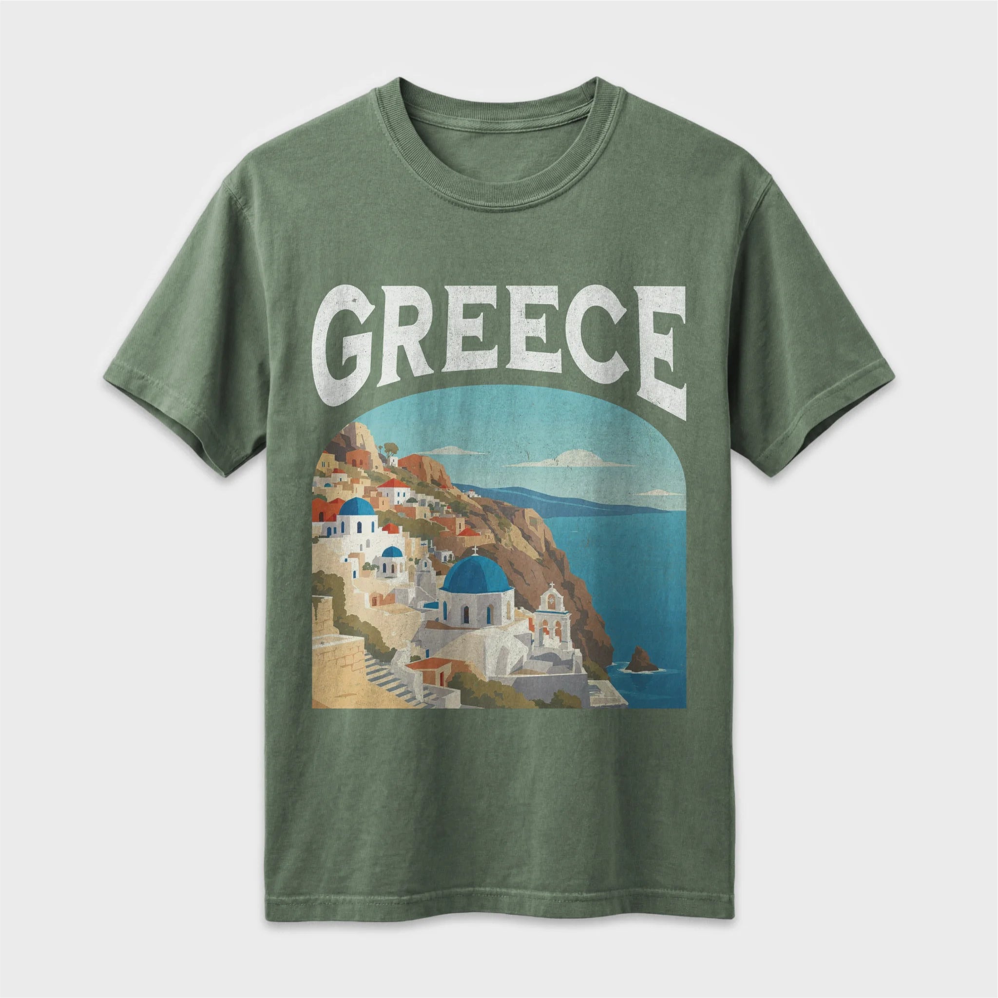 Greece Vintage Travel Poster T-Shirt