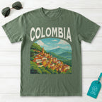 Colombia Vintage Travel Poster T-Shirt