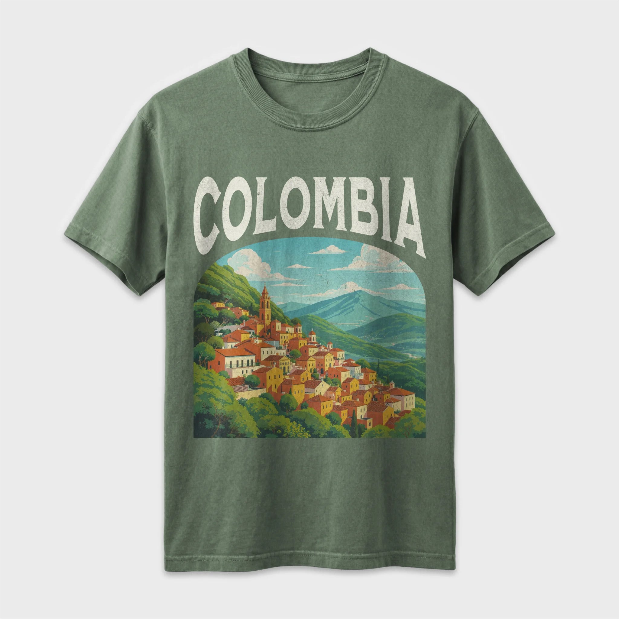 Colombia Vintage Travel Poster T-Shirt