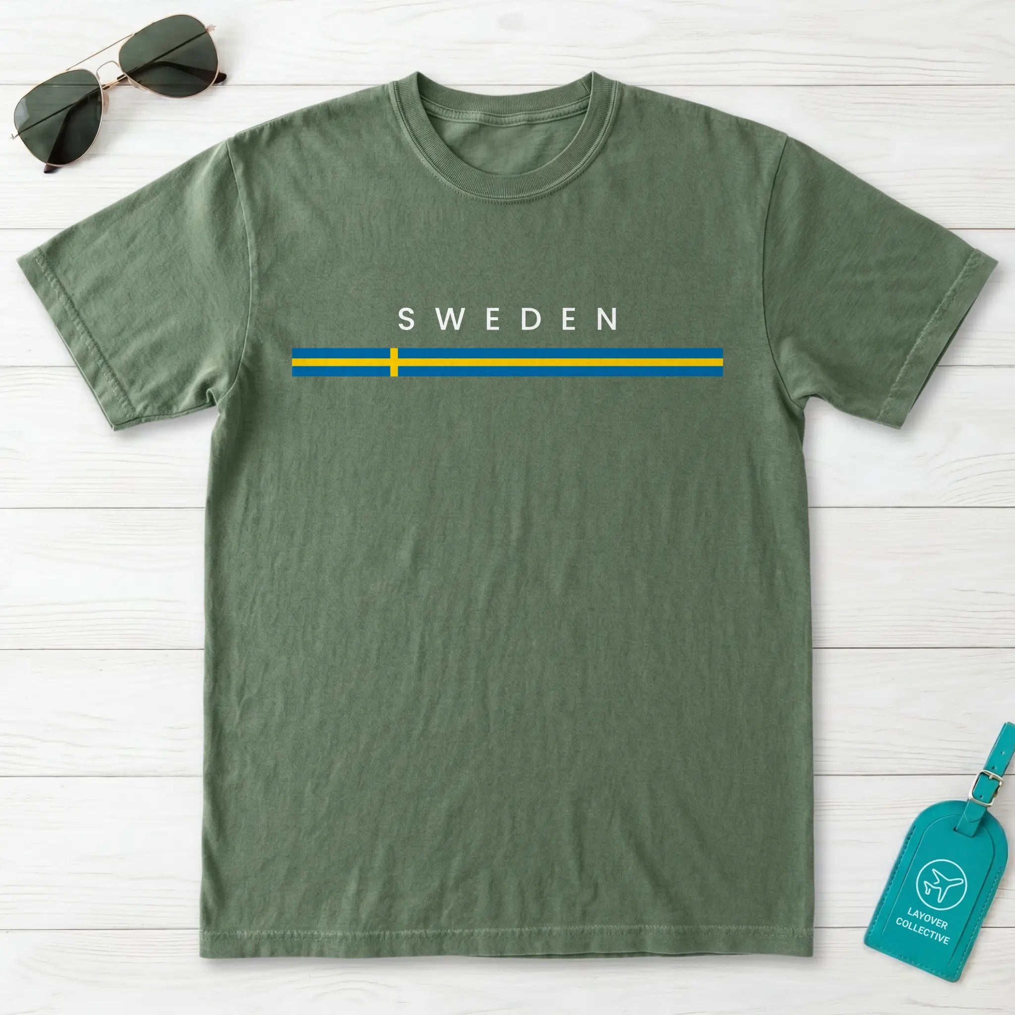 Sweden Flagline T-Shirt