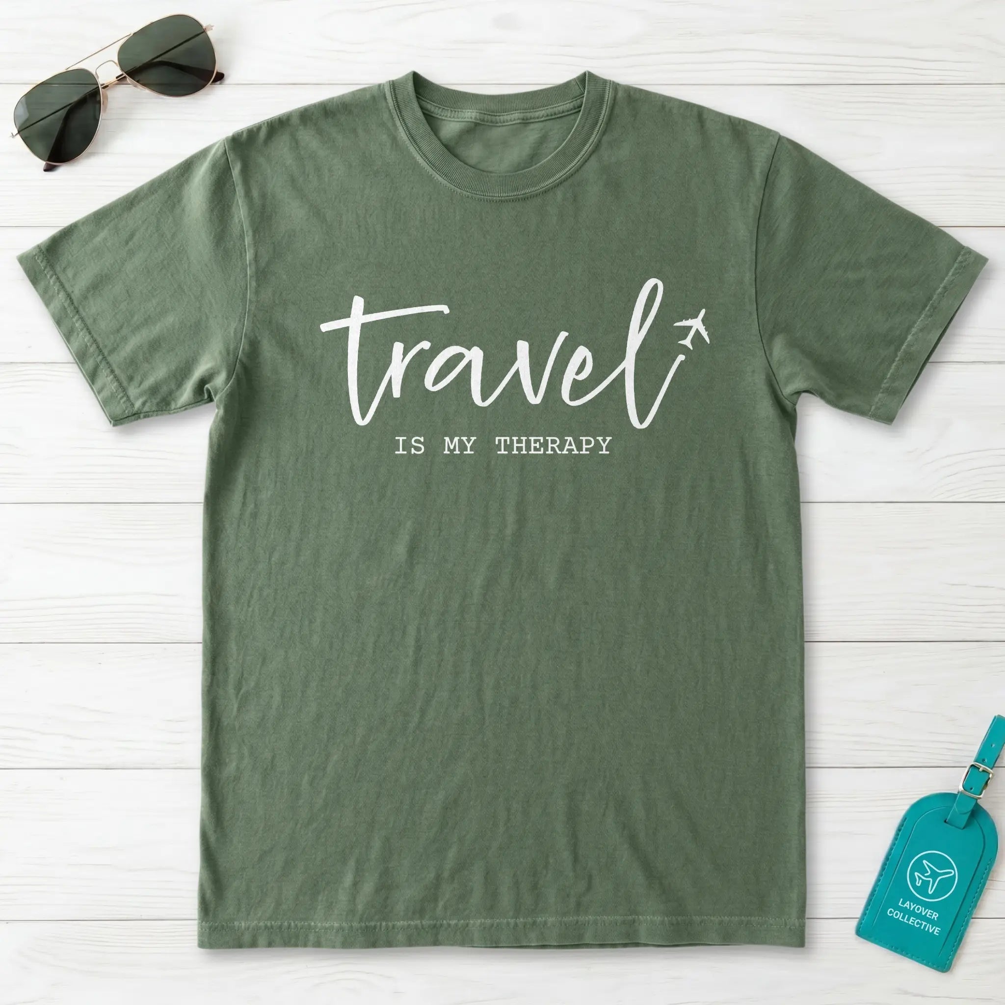 Travel Is My Therapy T-Shirt