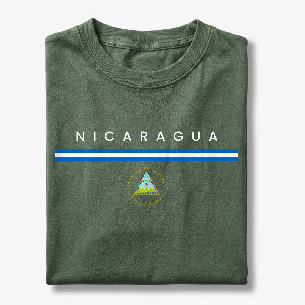 Nicaragua Flagline T-Shirt