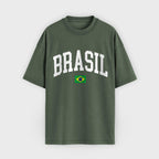 Brasil Collegiate Flag T-Shirt