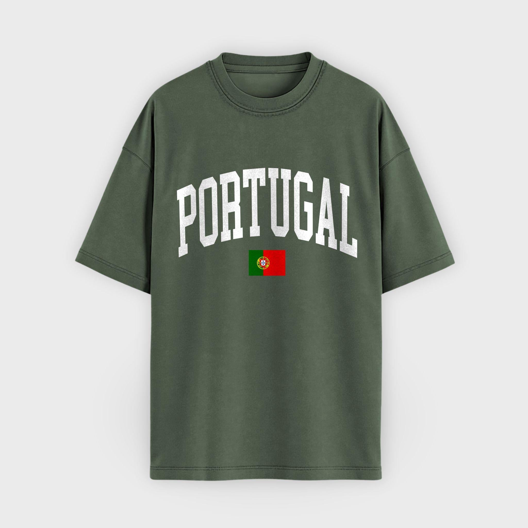 Portugal Collegiate Flag T-Shirt