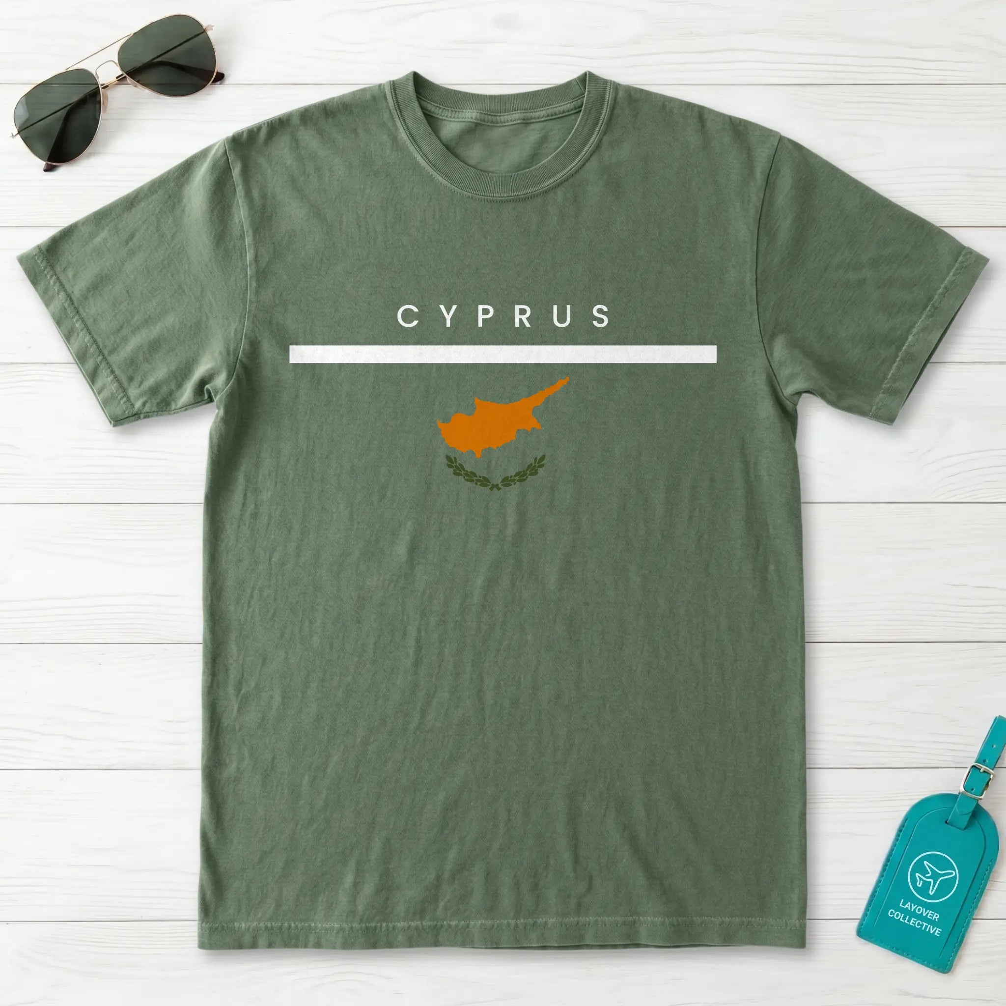 Cyprus Flagline T-Shirt