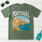 Portugal Vintage Travel Poster T-Shirt
