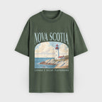 Nova Scotia Lighthouse Graphic T-Shirt