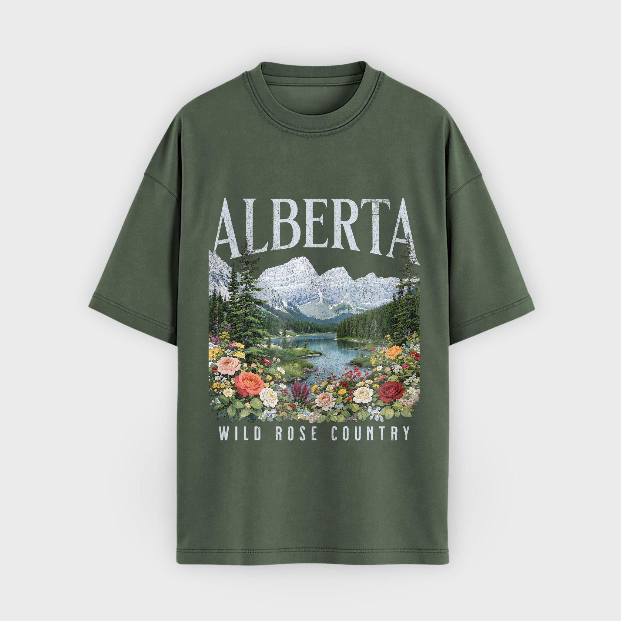 Alberta Wild Rose Country T-Shirt