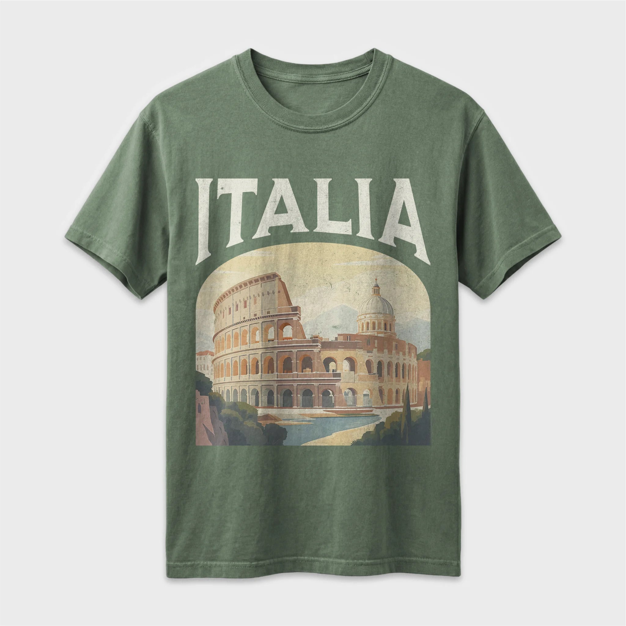 Italia Vintage Travel Poster T-Shirt