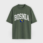 Bosnia Collegiate Flag T-Shirt
