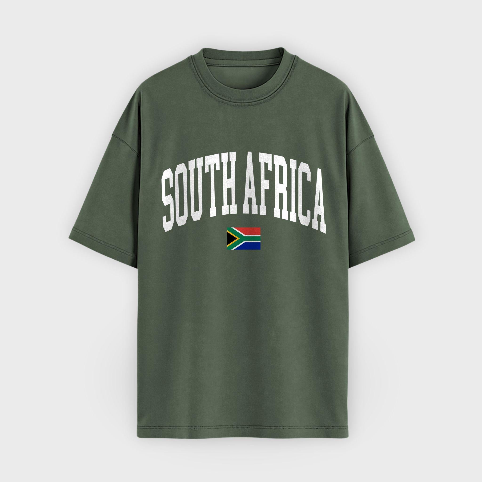 South Africa Collegiate Flag T-Shirt