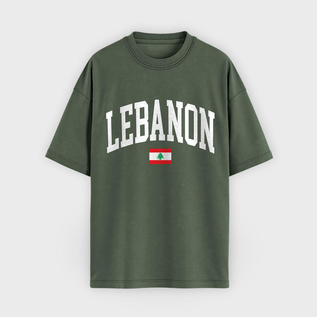 Lebanon Collegiate Flag T-Shirt