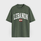 Lebanon Collegiate Flag T-Shirt