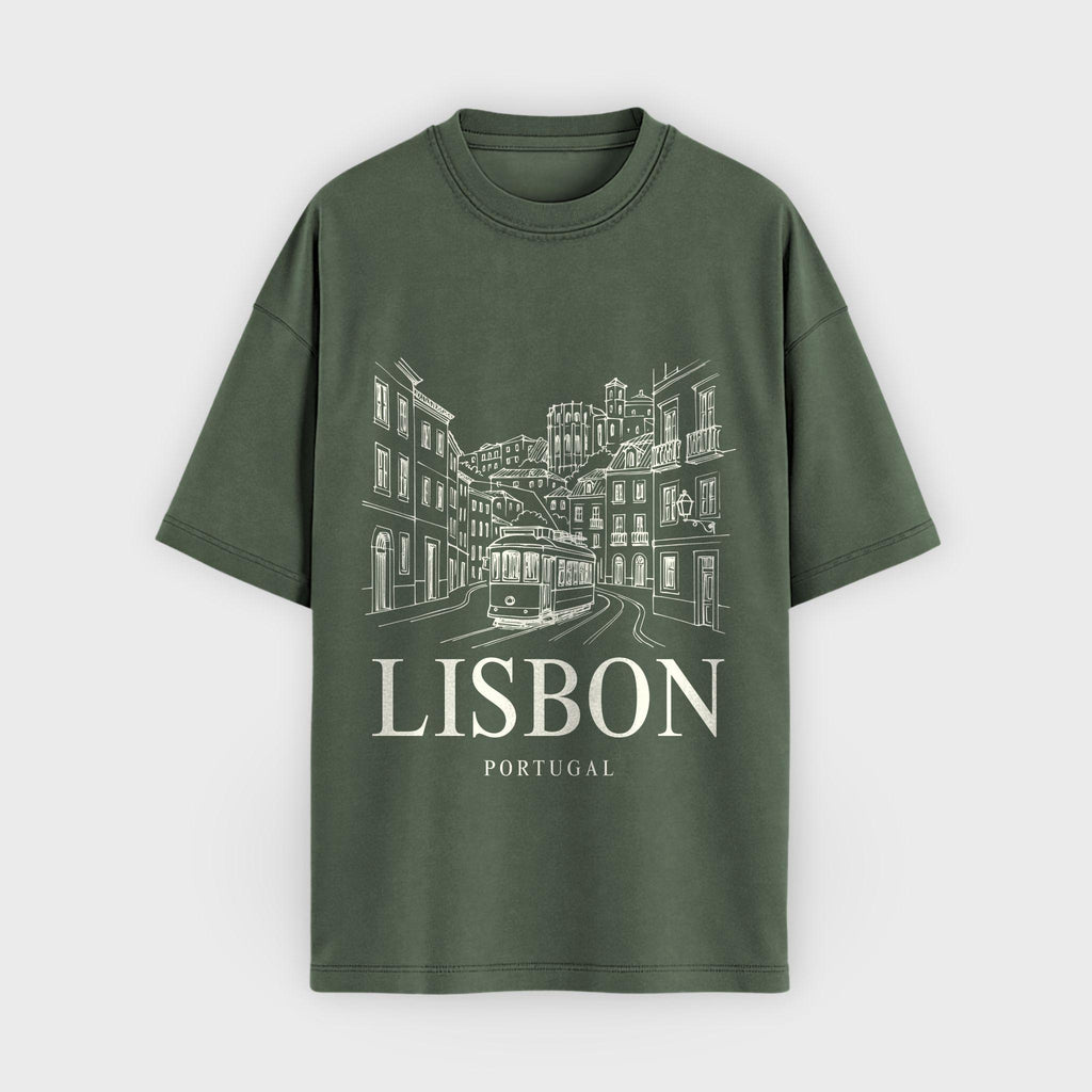 Lisbon Vintage Sketch T-Shirt