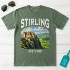 Stirling Vintage Poster Scotland T-Shirt