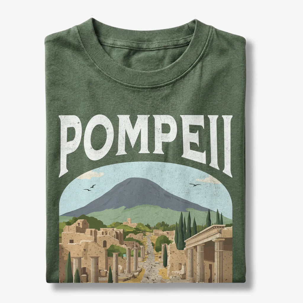 Pompeii Italy Vintage Travel Poster T-Shirt