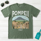 Pompeii Italy Vintage Travel Poster T-Shirt
