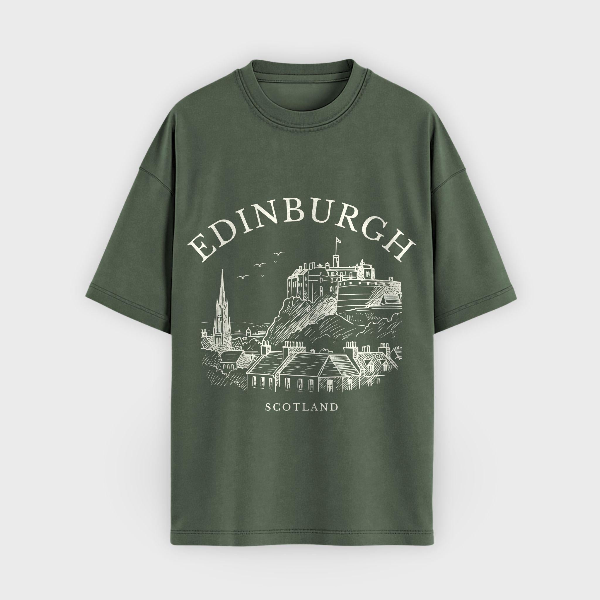 Edinburgh Vintage Sketch T-Shirt