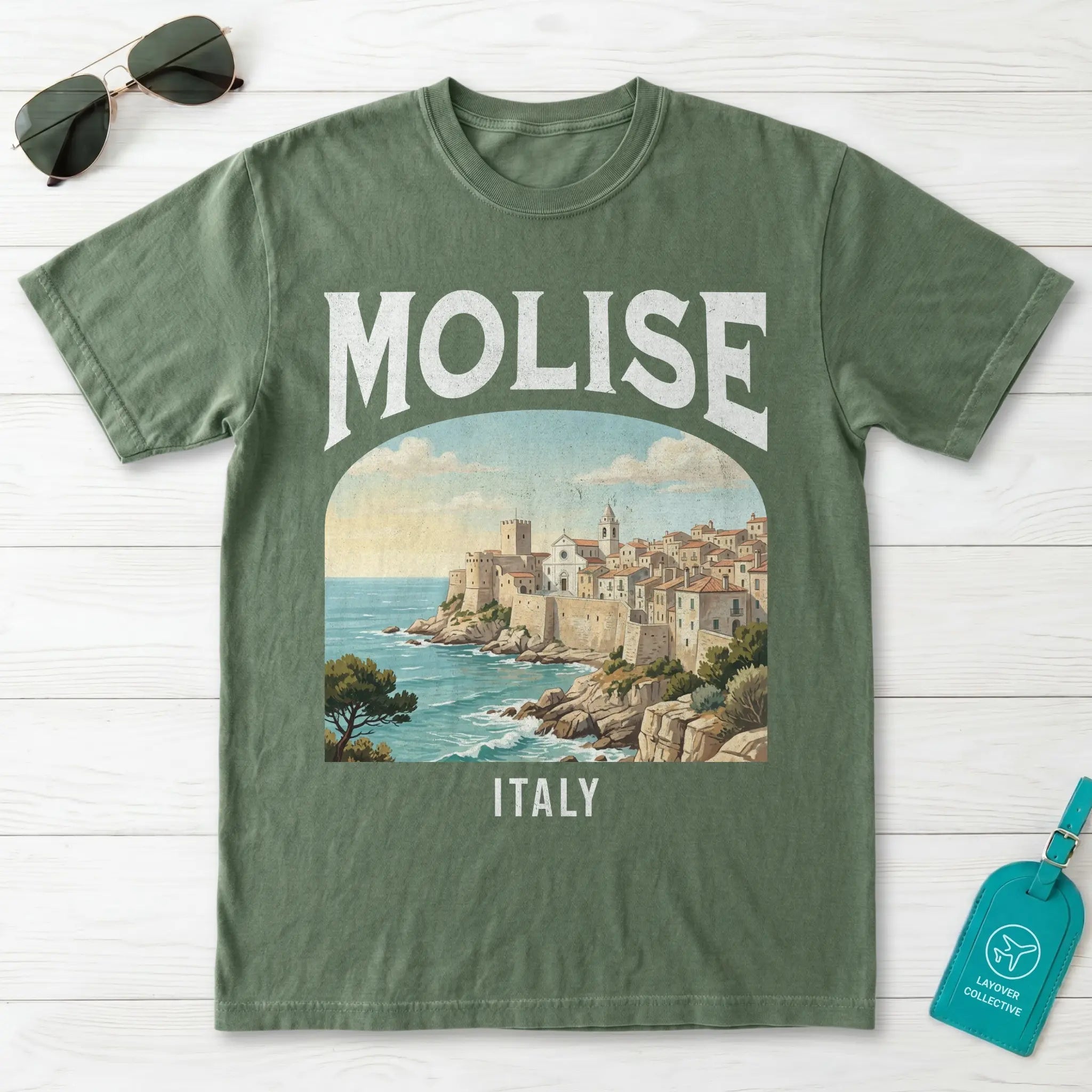 Molise Italy Vintage Travel Poster T-Shirt