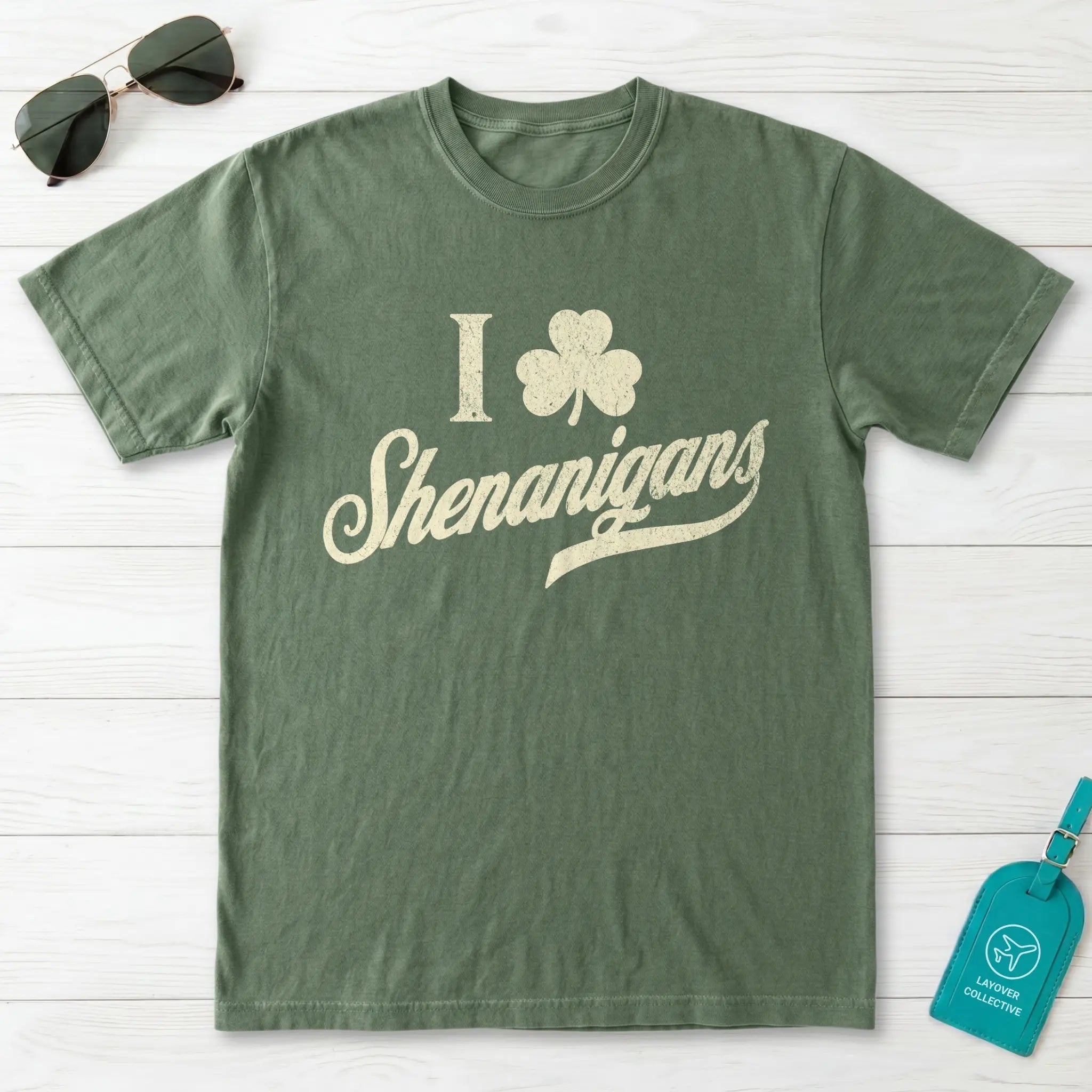 I Shamrock Shenanigans Retro T-Shirt