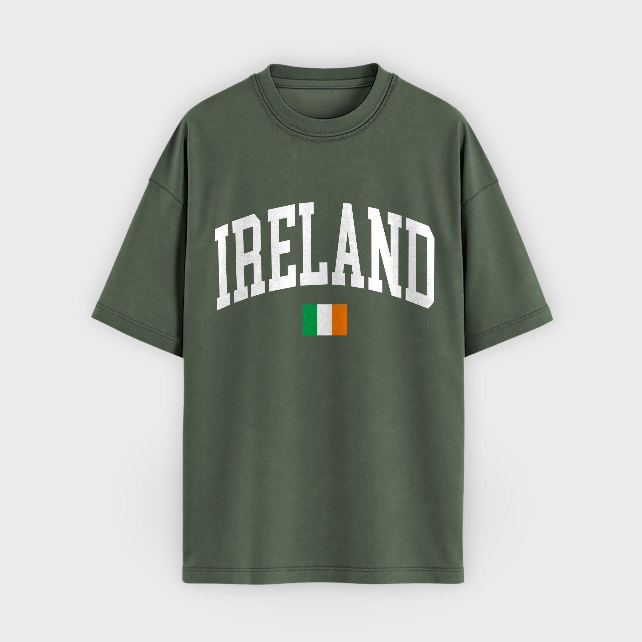 Ireland Collegiate Flag T-Shirt